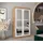 abiks möbel Schwebetürenschrank Promo 120 x 200 x 62 cm Weiß