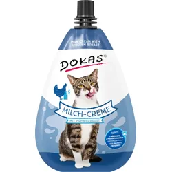 Dokas Katze Milch-Creme Katzensnack MilchCreme Hühnerbrust