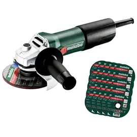 Metabo W 850-125 inkl. Zubehör + 10 Trennscheiben im Karton