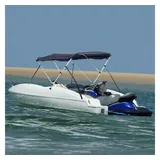 vidaXL 3-Bow Bimini-Top mit Seitenteilen 183x(170-182)x137 cm