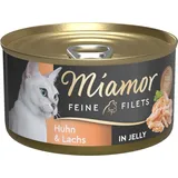 Miamor Feine Filets Huhn & Lachs in Jelly 24 x 100 g