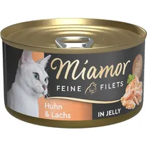Miamor Feine Filets Huhn & Lachs in Jelly 24 x 100 g