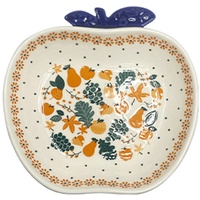 PSYCS Keramikgeschirr der Fruit-Serie, Unterglasurfarbe, kann gedämpft und gebacken werden, kann in der Mikrowelle nach Hause extern geprägter, apfelförmiger Teller gekocht werden
