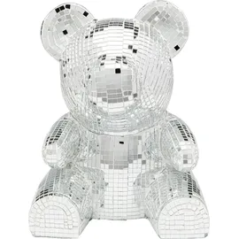 Kare DESIGN Spardose Bear Disco 21 cm Polyresin Silber