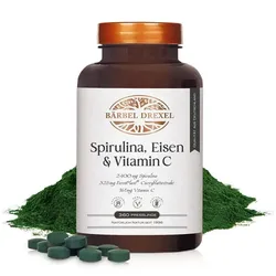 Spirulina, Eisen & Vitamin C Presslinge