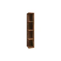 VCM Bücherregal Honsa 15 x 17 x 97 cm Nussbaum