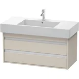 Duravit Waschtischunterschrank 2 Auszüge 100 x 48 x 45,5 cm Taupe Matt