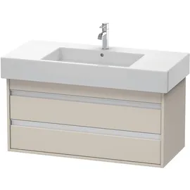 Duravit Waschtischunterschrank 2 Auszüge 100 x 48 x 45,5 cm Taupe Matt