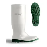 Dunlop Protomastor Gummistiefel Arbeitsstiefel weiß mit Stahlkappe 171 BV, GRÖSSE:45 - 45 EU