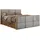 MKS Boxspringbett mit Bettkasten ¦ grau ¦ Maße (cm): B: 168 H: 113