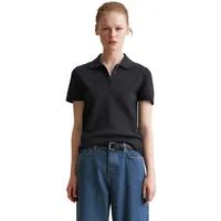 Marc O'Polo Strick-Poloshirt regular blau L,