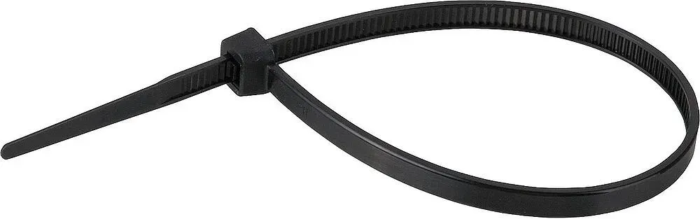 Hitzebeständige Kabelbinder 300 x 4,8 mm, schwarz 1 Pack 100 Stück WKK Befestigungsmaterialien