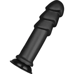 King-Sized Anal Ripples, 28 cm, schwarz