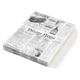 HENDI Einschlagpapier, Zeitungsdruck, 500 Blatt, 200x250mm