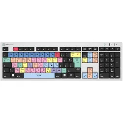 LogicKeyboard PC Silver Slimline Tastatur Adobe Premiere Pro CC Design