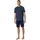 SCHIESSER Schlafanzug kurz Dunkelblau 3XL