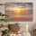 onlywow Leinwand Bilder Sonnenuntergang Meer | Gr.: 150 x 100%, cm,