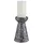 BUTLERS Stumpenkerzenhalter Speckle Dolomit Schwarz