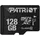 Patriot LX Series - Flash-Speicherkarte - 128 GB microSDXC, UHS-I Speicherkarte, Schwarz