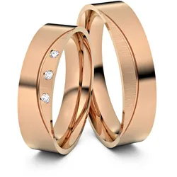 Trauringe Jena 585er Rotgold - 3004