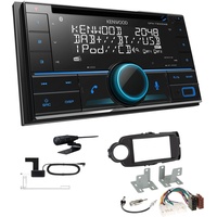 Kenwood DPX-7300DAB Autoradio Bluetooth DAB+ für Toyota Yaris ab 2014 schwarz