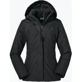 Schöffel Damen Doppeljacke 3in1 Partinello L, black, 44