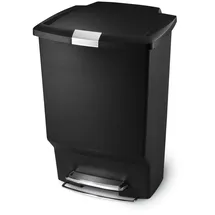 simplehuman Treteimer 45 l Schwarz