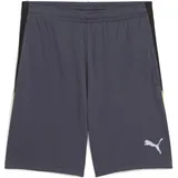 Puma Liga Kurze Hose - Galactic Gray / Yellow Alert,