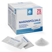 Nasenspülsalz zur Herstellung einer isotonen Lösung: Zur Nasendusche bei Erkältungen und bei Pollenallergie, 75 Beutel