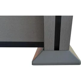 prestige home living outdoor WPC Sichtschutzzaun 190 x 130 cm Grau 1 St.
