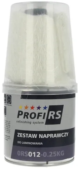 Profirs 0RS012 Polyesterharz flüssig Set mit Härter und Glasfasermatte 250 gr