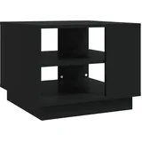 furnicato Couchtisch Schwarz Holzwerkstoff 55 x 43 x 55 cm
