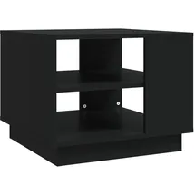 furnicato Couchtisch Schwarz Holzwerkstoff 55 x 43 x 55 cm