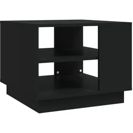 furnicato Couchtisch Schwarz Holzwerkstoff 55 x 43 x 55 cm