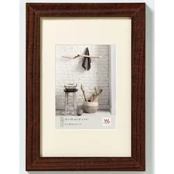 walther + design Walther Design Bilderrahmen Home 40 x 50 cm Walnussbraun