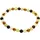 Ostsee-Schmuck Armband Kugel 6 mm braun 19 cm