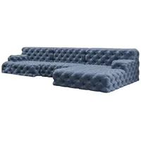 JVmoebel Ecksofa, Made in Europa blau