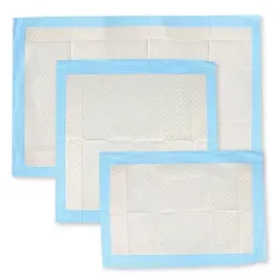 Hygostar® Krankenunterlagen Dry & Smooth, weiß, blau 52781 , 1 Karton = 150 Stück, Maße: 60 x 90 cm, 1-lagig, 900 ml