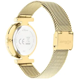 s.Oliver Soft Connection Quarz Edelstahl 36 mm SO-4497-MQ