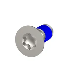 SCHROFF Senkkopfschrauben Torx M4x10mm, 100Stück