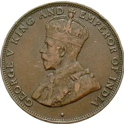 Die letzte 1-Cent-Münze von Georg V.!