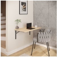 AKKE Klapptisch, Wandklapptisch Wandtisch Küchentisch Schreibtisch Hängetisch 2mm PVC 35 cm x 80 cm