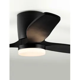 Nova Luce Aloa 132 cm Ventilator Schwarz