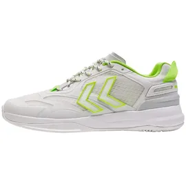 hummel Dagaz 2.0 (Dämpfung) weiss/lime Herren Handballschuhe weiß, Größe 44 - 44