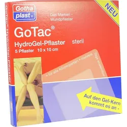 Gotac L Hydrogelpflaster 10cmx10cm Steril 5 ST