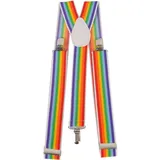 Dress Up America Hosenträger für Erwachsene – Party-Hosenträger – verstellbare Hosenträger mit Y-Rücken für Männer, Frauen und Jugendliche