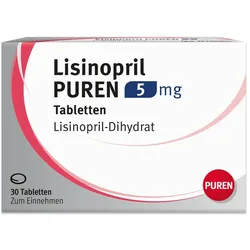 Lisinopril Puren 5 mg Tabletten 30 St