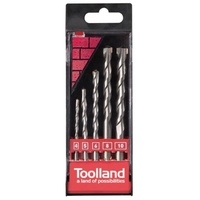 Toolland PDS1C Bohrer Bohrerbit-Set 5 6, 8, 10 mm