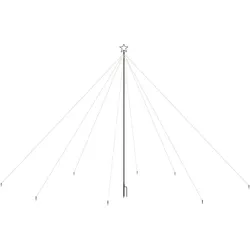 vidaXL LED-Lichterkette Weihnachtsbaum Indoor Outdoor 800 LEDs 5 m