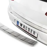 Walser Premium Ladekantenschutz für Volvo XC60 II (246) 03/2017-Heute, 100% maßgeschneiderter Kantenschutz Edelstahl Proguard, Kofferraum Stoßstangenschutz Auto Made in Europa Silber